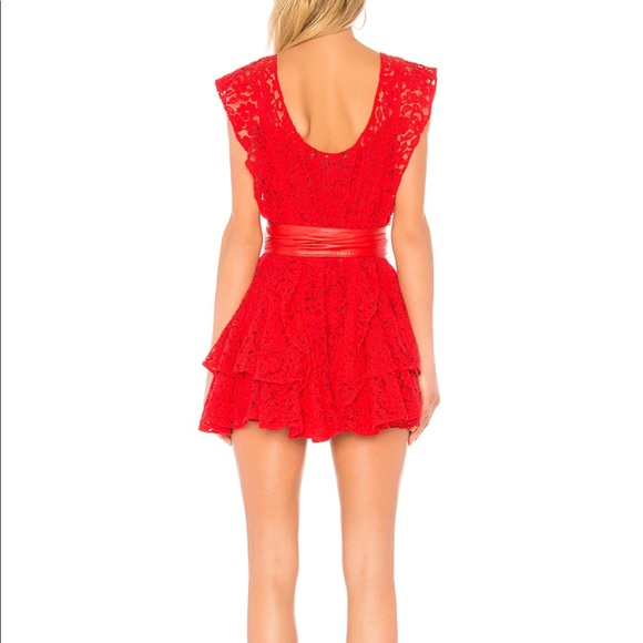 Marissa Webb red lace dress - Picture 2 of 3